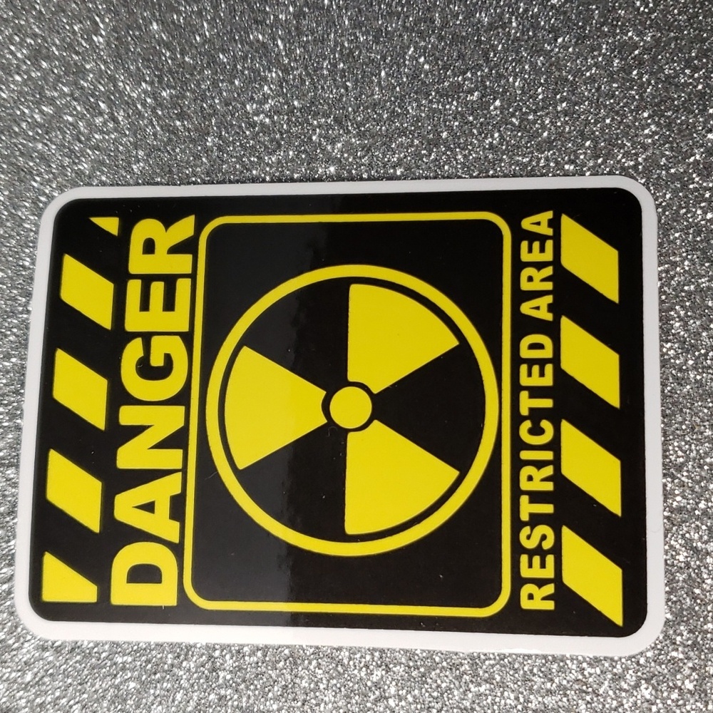 SIGN WATERPOOF Sticker danger
